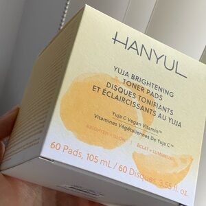 HANYUL Yuja Brightening Toner Pads with Vitamin C and Niacinamide 60 pads
